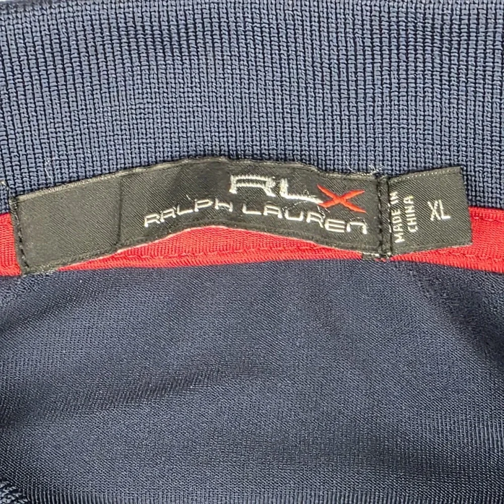 RLX Ralph Lauren Polo Shirt Mens XL Blue Gray Spyglass Hill Golf Performance